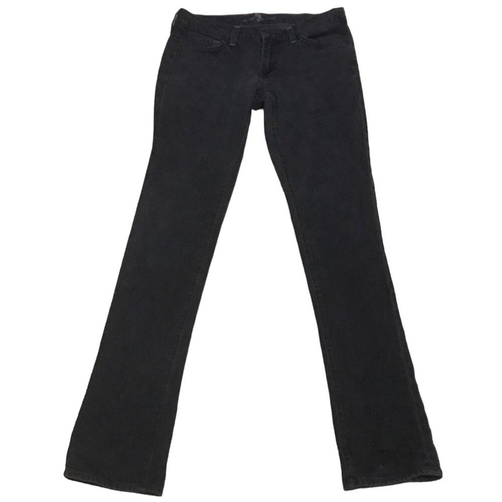 7 For all Mankind Black Jeans Size 28